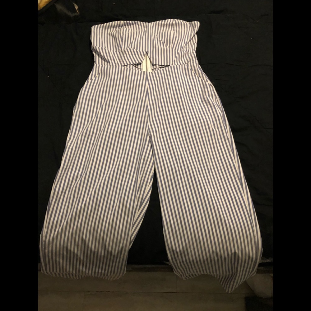 Striped Jumpsuit